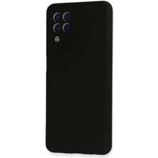 Newface Samsung Galaxy A22 Kılıf Nano Içi Kadife Silikon - Siyah