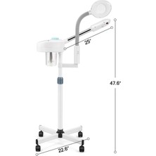 Normadia Ayaklı Buhar Makinesi Looplu Vaporizatör Ozonlu Yüz Buhar Cihazı DT-8228