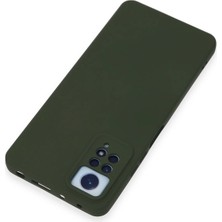 Newface Xiaomi Redmi Note 12 Pro 4g Kılıf Nano Içi Kadife Silikon - Koyu Yeşil