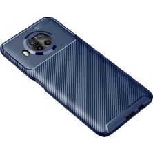 Newface Xiaomi Mi 10T Lite Kılıf Auto Focus Karbon Kapak - Lacivert
