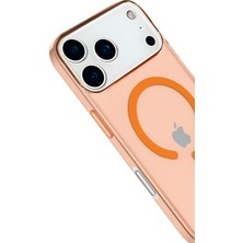 Newface Iphone 17 Pro Kılıf Pc Real Magsafe Kapak - Turuncu