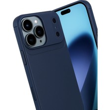 Newface Apple Iphone 17 Pro Auto Focus Karbon Kapak - Lacivert