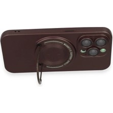 Newface Iphone 13 Pro Kılıf Lukka Magneticsafe Kapak - Kahverengi