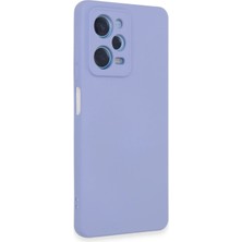 Newface Xiaomi Redmi Note 12 Pro 5g Kılıf Nano Içi Kadife Silikon - Lila