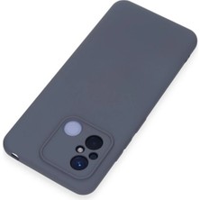 Newface Xiaomi Redmi 12C Kılıf Nano Içi Kadife Silikon - Gri