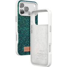 Onegif Apple Iphone 17 Pro Max Bright Simli Kapak - Koyu Yeşil