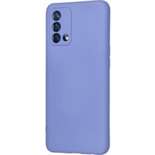 Newface Oppo A74 4g Kılıf Nano Içi Kadife Silikon - Lila