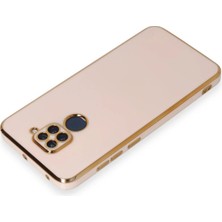 Newface Xiaomi Redmi Note 9 Kılıf Volet Silikon - Pembe