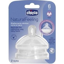 NW NessiWorld Naturalfeeling Biberon Emziği 6 Ay+ Hızlı Akış 2'li