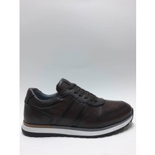 Hidayet Özel Hakiki Deri Bağcıklı Kahverengi Günlük Rahat Erkek Ayakkabı C-86121698HDYT