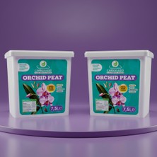 Carbonado Ikili Orchid Peat 7,5 Litre Organik Orkide Yetiştirme Torfu