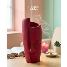 Mosarte Tek Yüz Formlu Dekoratif Vazo / Heykel