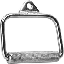 NK SPOR Fitness Tekli Elcik - Paslanmaz Çelik Triceps & Biceps Çekme Aparatı - Makara Sistemi Tutacağı-Cable Cross Tekli Çekme Kolu D-Handle