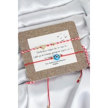 Pazarcan Marteniçka Bileklik 2'li Nazar ve Kalp Model