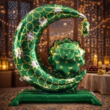 Pairla Ramazan Süsleri, Ramazan Süsü, Ramazan Süsleri Ay Şekilli Camili Folyo Balon