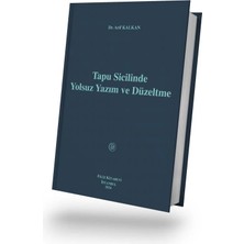 Filiz Kitabevi Tapu Sicilinde Yolsuz Yazım ve Düzeltme