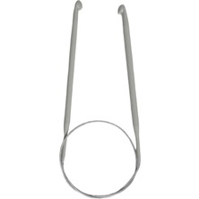 NessiWorld Misinalı Çelik Gagalı Tığ Şiş 4 Numara 60 cm