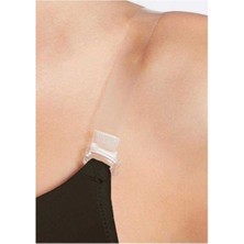 Vexor 5 Set Şeffaf Plastik Uçlu Sütyen Askısı