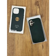 Ceptex Iphone 16 Uyumlu Animasyonlu Magsafe Özellikli Deri Kılıf Içi Kadife