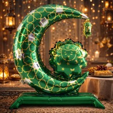 Pairla Ramazan Süsleri, Ramazan Süsü, Ramazan Süsleri Ay Şekilli Camili Folyo Balon