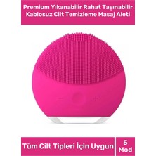 Normadia Yıkanabilir Kablosuz Tüm Cilt Tipleri Için Rahat Temizlik ve Masaj Aleti