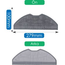 Servisevinde Beko Rs 8131 ile Uyumlu Robot Süpürge Mop Pedi / Bezi 2 Adet