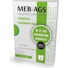 2025 Meb-Ags Akademi Giriş Sınavı - 8X20 Deneme...... +8 Başvuru Kitabı