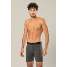 Erdem Erkek Beli Lastikli Pamuklu 6'lı Paket Uzun Boxer 1416