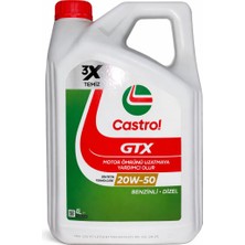 Castrol Gtx 20W-50 Benzin-Dizel 4 Litre Motor Yağı