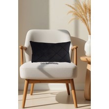 Emir-Ay@hometeks Kapitoneli Kırlent Kılıfı ,yastık Kılıfı ( Leke Tutmayan Silinebilir Kumaş )