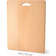 ZKRA 50X70 cm Mdf Hamur Açma ve Doğrama Tahtası – Büyük Boy Mutfak Kesme Tahtası