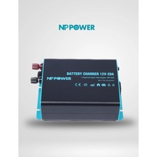 NP Power 12 Volt 20 Amper Akü Şarj Cihazı