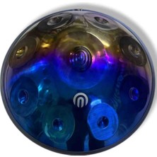 Arsha - Titanium Handpan -9 Tonlu -Re Minör ( -Bakım Yağı ,takmalı / Çıkarmalı Renkli Kuşak ve Çanta) )
