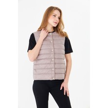 Pique NESLI KADIN YELEK Çıtçıt Kapamalı Şişme Yelek