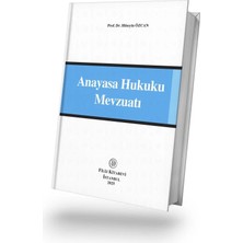 Filiz Kitabevi Anayasa Hukuku Mevzuatı