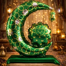 Pairla Ramazan Süsleri, Ramazan Süsü, Ramazan Süsleri Ay Şekilli Camili Folyo Balon