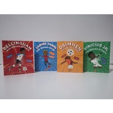 Mutlu Çocuk Yayınları Futbolcular Mini Boyama Kitabı 4'lü Set