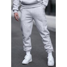 Tarz Cool Unısex Regular/normal Kesim Paçası Lastikli Içi Polar/sıcak Tutan Eşofman Altı