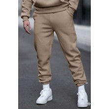 Tarz Cool Unısex Regular/normal Kesim Paçası Lastikli Içi Polar/sıcak Tutan Eşofman Altı