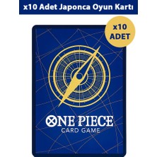 X10 Adet Japonca Orijinal Lisanlı One Piece Oyun Kartı