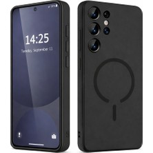 Kip GSM Samsung Galaxy S25 Ultra Kılıf Magsafe Şarj Destekli Kamera Korumalı Yumuşak Iz Bırakmaz Kapak