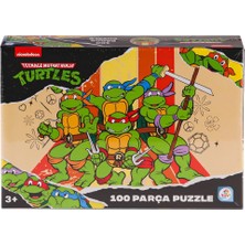 SHC4200 NK0050 Ninja Kaplumbağalar 100 Parça Puzzle -Laçokids