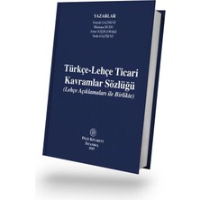 Filiz Kitabevi Türkçe-Lehçe Ticari Kavramlar Sözlüğü