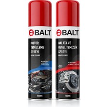 Balt Fren Balata Temizleme + Motor Temizleme Spreyi 2X500ML