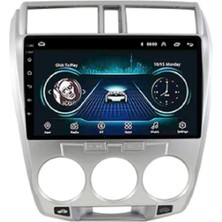 Audioline Honda City Manuel 2011-2016 Android 4 GB + 64 GB Rom Carplay Multimedya + Geri Görüş Kamerası Hediye