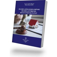 Filiz Kitabevi Sigorta Sözleşmelerinde Sigorta Ettirenin Beyan Yükümlülüğü