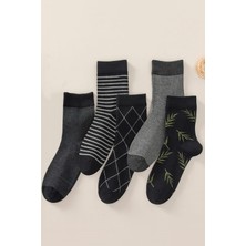 5 Çift Erkek Renkli Soket Çorap