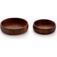 SUELF CO 2'li Akasya Sunumluk Kase