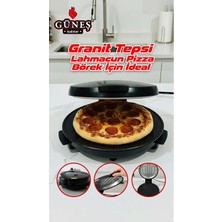 Güneş Multıcooker Tandır Lahmacun Pizza & Ekmek Yapma Makinesi  I Yapışmaz Granit Tepsili