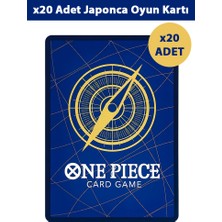 X20 Adet Japonca Orijinal Lisanlı One Piece Oyun Kartı